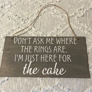 Wedding Ring Bearer Sign